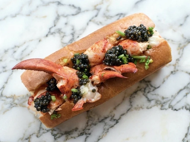 Roulé homard caviar - Lobster Caviar Roll